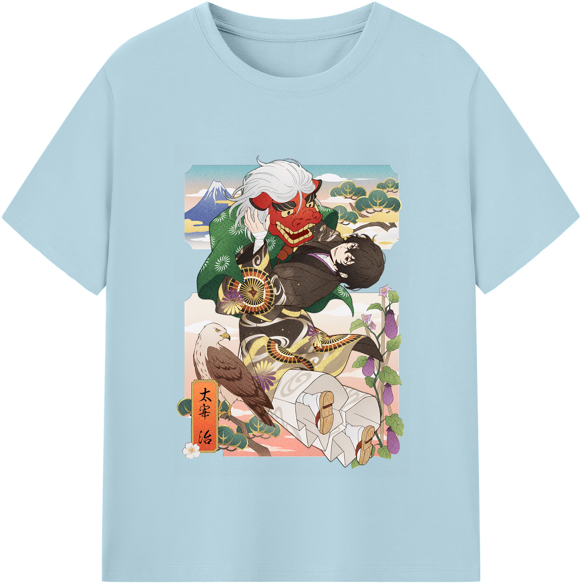 （画像用） 文豪ストレイドッグス Bungo Stray Dogs 綿100％半袖Tシャツ（フロントプリント）